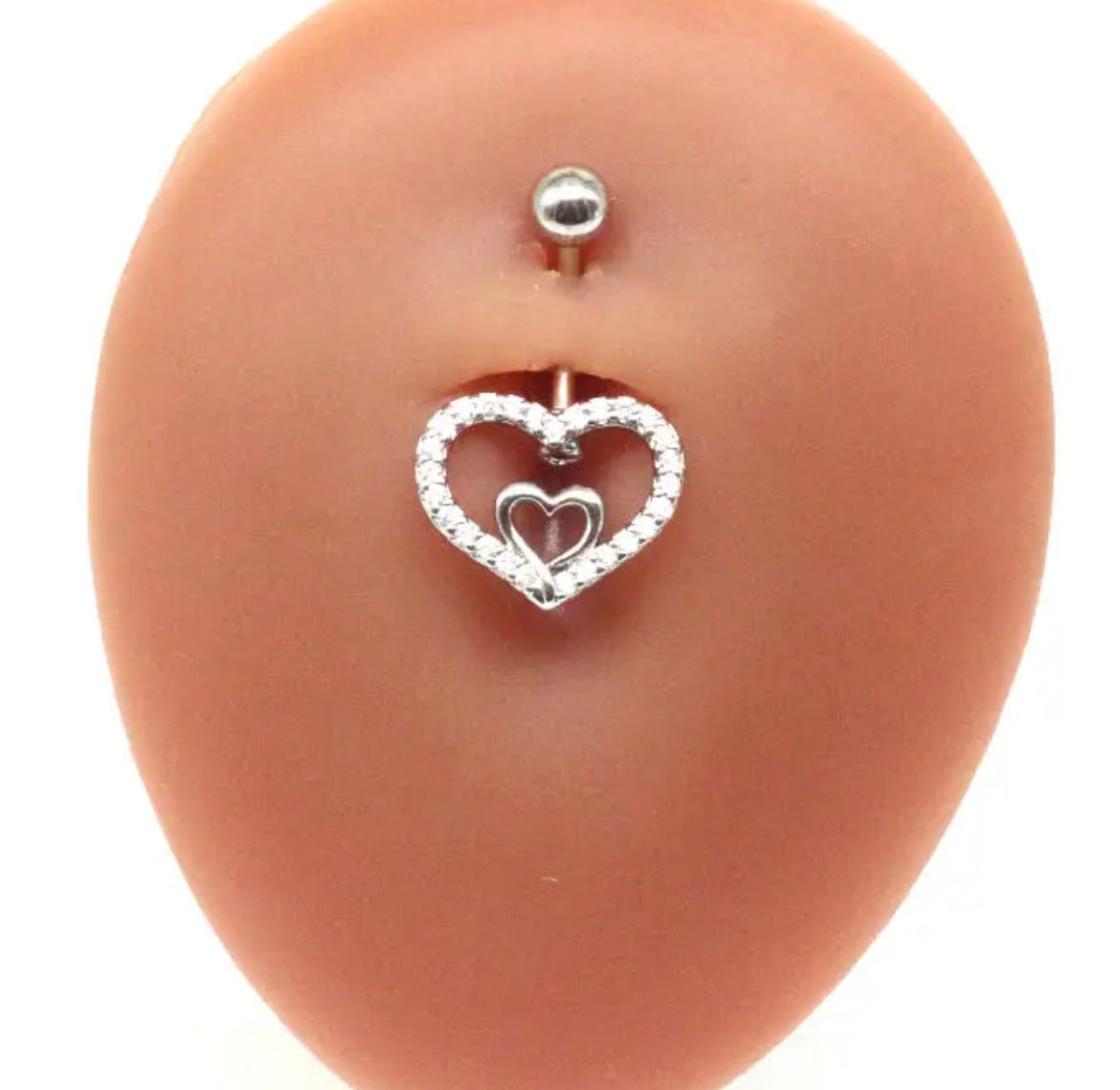 Heart Shaped Navel Rings